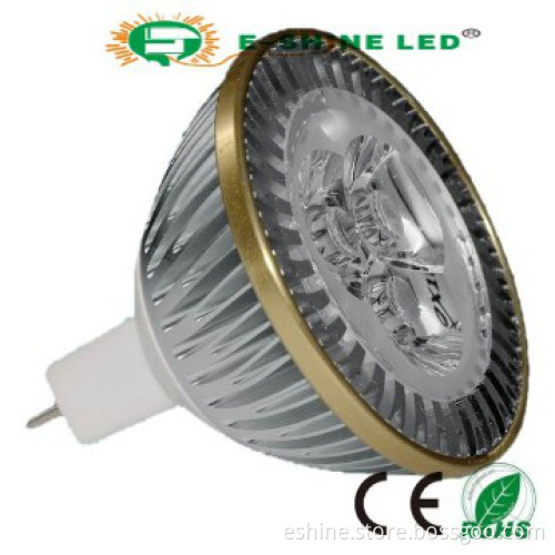 GU10 MR16 12V/220V 4x1W LED Spotlight